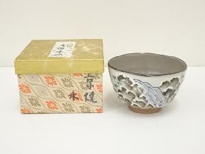 京焼　清和窯造　乾山写色絵茶碗（箱付）